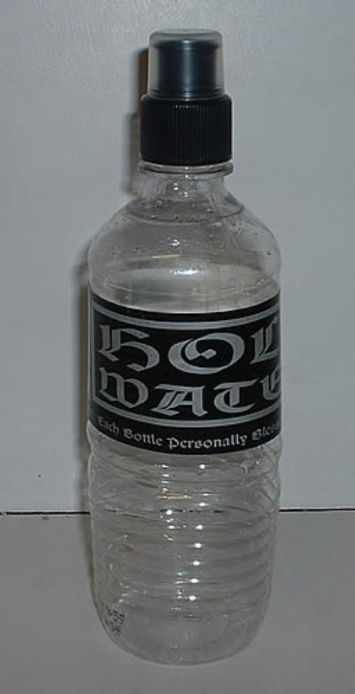 Ozzy Osbourne Holy Water US Promo memorabilia (332744) EMPTY WATER BOTTLE