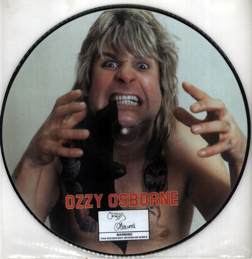 ozzy osbourne picture disc vinyl