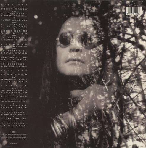 Ozzy Osbourne Ozzmosis UK vinyl LP album (LP record) (190242)