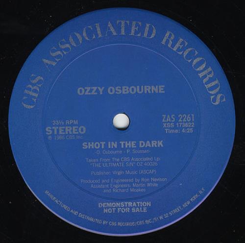 ozzy osbourne shot in the dark topic