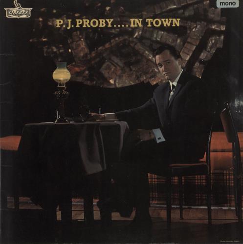 P. J. Proby .....In Town vinyl LP album (LP record) UK PJPLPIN725268