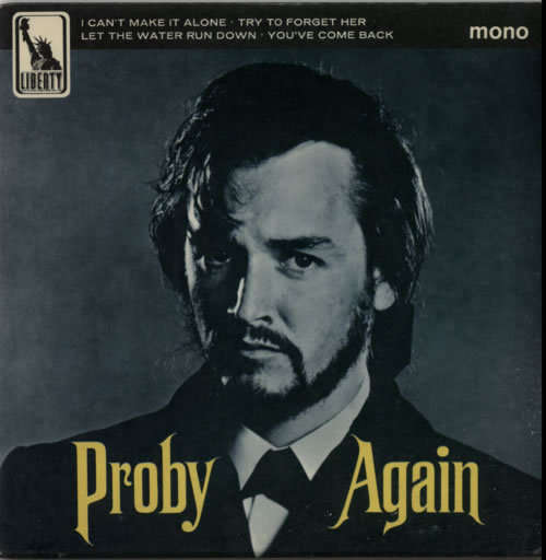 P. J. Proby Proby Again EP 7" vinyl single (7 inch record / 45) UK PJP07PR595554
