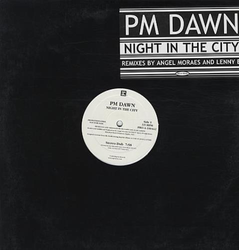 P. M. Dawn Night In The City 12" vinyl single (12 inch record / Maxi-single) US PMD12NI336715