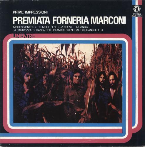 P.F.M. Prime Impressioni vinyl LP album (LP record) Italian PFMLPPR727172