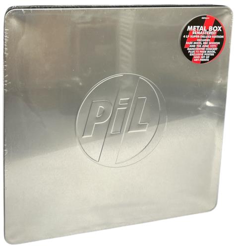 P.I.L. Metal Box - 4-LP Super Deluxe Edition - Sealed Vinyl Box Set UK PILVXME872480