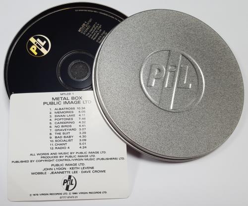 P.I.L. Metal Box - Barcode Stickered CD Album Box Set UK PILDXME650367