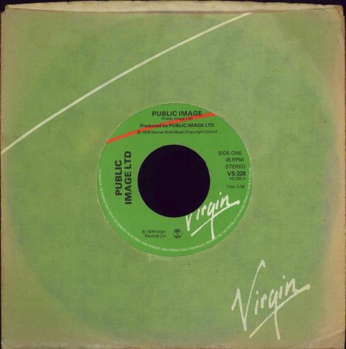 P.I.L. Public Image - Jukebox 7" vinyl single (7 inch record / 45) UK PIL07PU771294