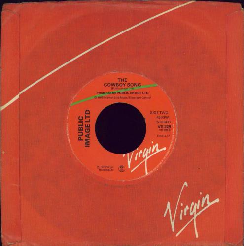 P.I.L. Public Image - Jukebox 7" vinyl single (7 inch record / 45) UK PIL07PU771294