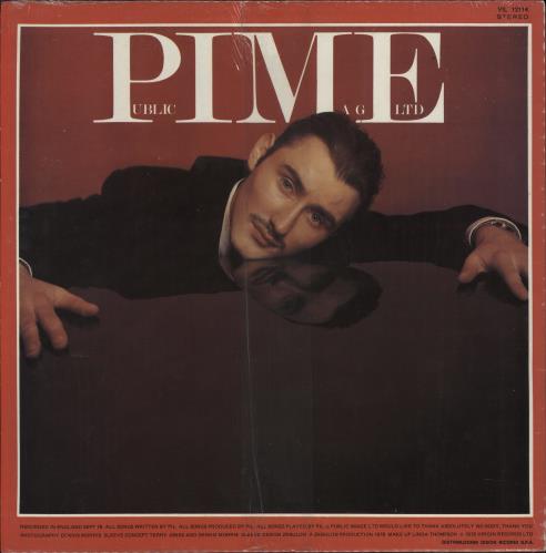 P.I.L. Public Image vinyl LP album (LP record) Italian PILLPPU776196