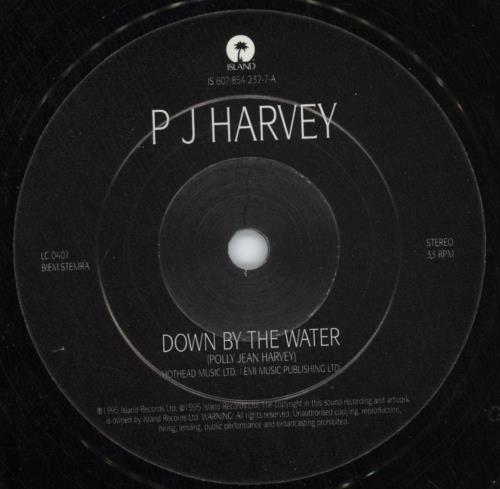 P.J. Harvey Down By The Water - EX 7" vinyl single (7 inch record / 45) UK PJH07DO815979