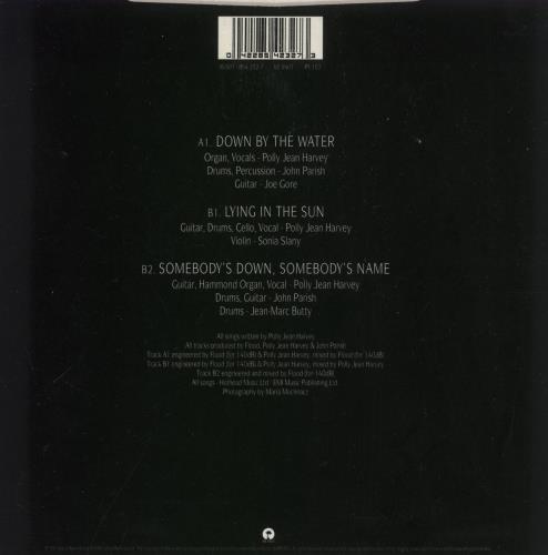 P.J. Harvey Down By The Water - EX 7" vinyl single (7 inch record / 45) UK PJH07DO815979