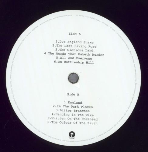 P.J. Harvey Let England Shake vinyl LP album (LP record) UK PJHLPLE823743