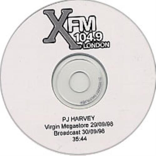P.J. Harvey XFM Broadcast CD-R acetate UK PJHCRXF237352