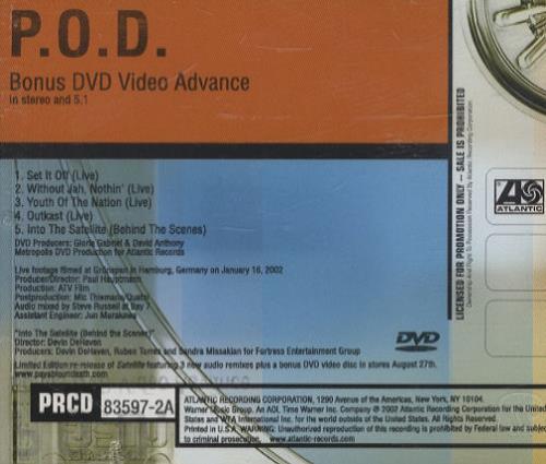 P.O.D. Satellite DVD US P.ODDSA229522