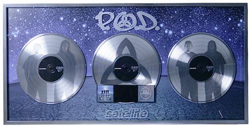 P.O.D. Satellite award disc US P.OAWSA519190
