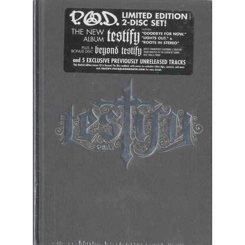 P.O.D. Testify 2 CD album set (Double CD) US P.O2CTE473859