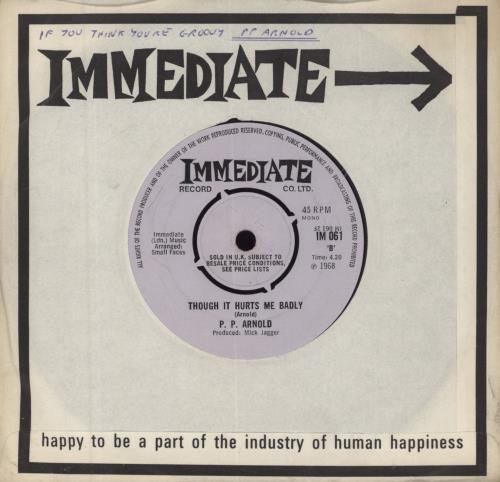 P.P. Arnold (If You Think You're) Groovy 7" vinyl single (7 inch record / 45) UK PPA07IF405739