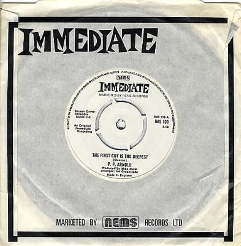 P.P. Arnold The First Cut Is The Deepest 7" vinyl single (7 inch record / 45) UK PPA07TH350511