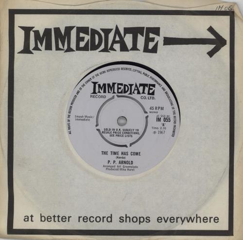 P.P. Arnold The Time Has Come - 4pr 7" vinyl single (7 inch record / 45) UK PPA07TH753124