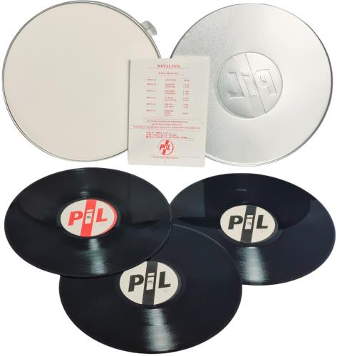 希少盤 美品 / PiL Metal Box 3LP / Virgin METAL 1 / UKオリジナル