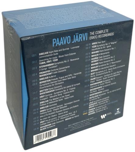 Paavo Jarvi The Complete Erato Recordings - Sealed CD Album Box Set UK 4EIDXTH852174
