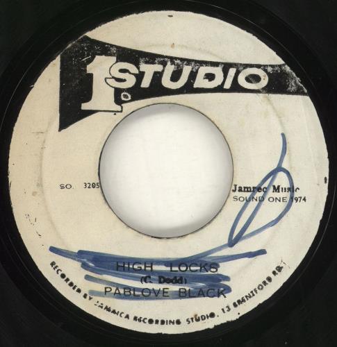 Pablo Black High Locks 7" vinyl single (7 inch record / 45) Jamaican ZCE07HI716109