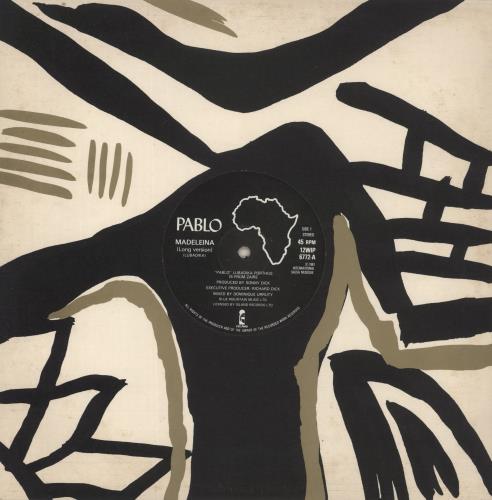 Pablo Madeleina 12" vinyl single (12 inch record / Maxi-single) UK P/B12MA865497