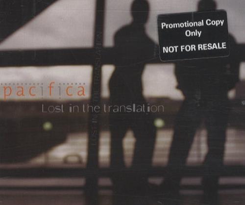Pacifica Lost In The Translation CD single (CD5 / 5") UK IFIC5LO223263