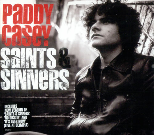 Paddy Casey Saints & Sinners CD single (CD5 / 5") UK PC-C5SA503283