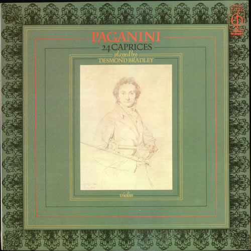 Paganini 24 Caprices vinyl LP album (LP record) UK PZGLPCA530705