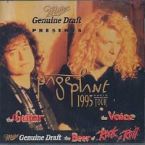 Page & Plant A Songwriting Legacy - Miller Draft Beer Sleeve CD album (CDLP) US P&PCDAS49096