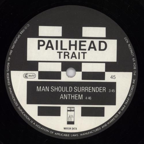 Pailhead Trait vinyl LP album (LP record) UK PAILPTR829285