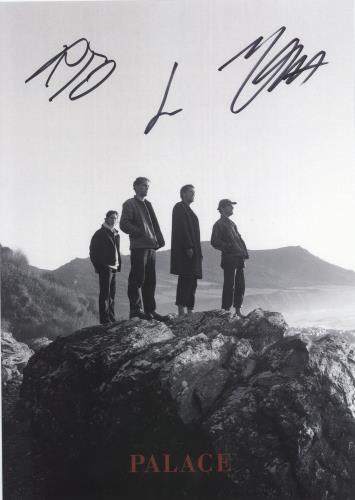 Palace (Alt Rock) Ultrasound - Black and Clear Smoke Vinyl - Autographed vinyl LP album (LP record) UK Z7ZLPUL880898