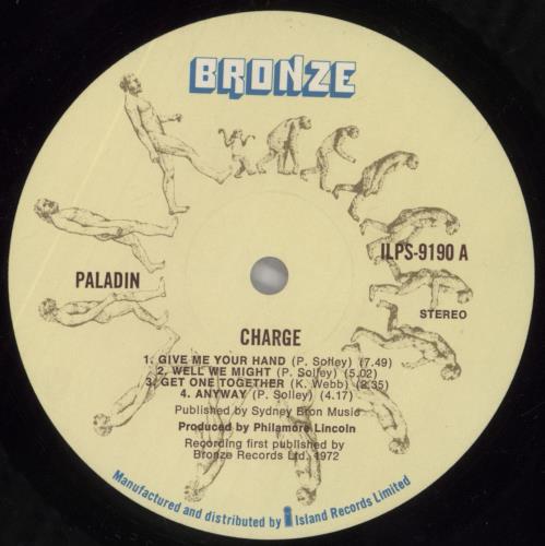 Paladin Charge! vinyl LP album (LP record) UK PDILPCH860454