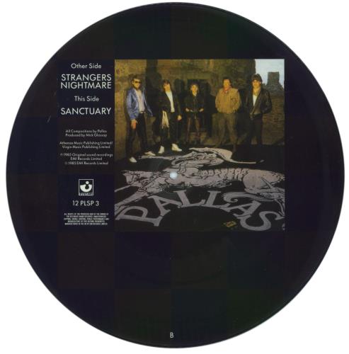 Pallas The Knightmoves EP 12" vinyl picture disc (12 inch picture record) UK PLS2PTH339424