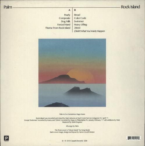 Palm Rock Island - Blue Vinyl vinyl LP album (LP record) US 9DOLPRO871993