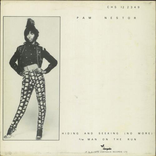 Pam Nestor Hiding And Seeking (No More) - Yellow Vinyl 12" vinyl single (12 inch record / Maxi-single) UK P7M12HI793917