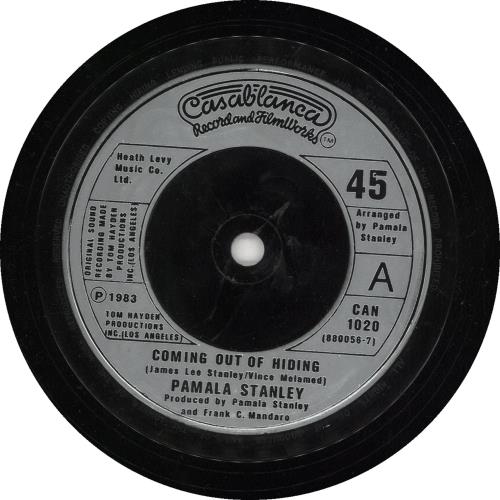 Pamala Stanley Coming Out Of Hiding 7" vinyl single (7 inch record / 45) UK PXN07CO741225
