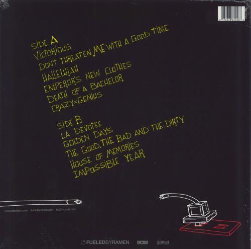 Panic At The Disco Death Of A Bachelor - Silver Vinyl - Sealed vinyl LP album (LP record) US PDOLPDE791284