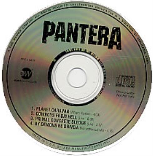 Pantera Planet Caravan + Live CD single (CD5 / 5") US PANC5PL42444