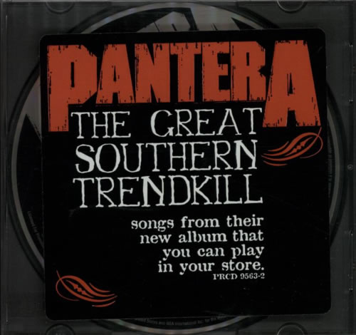 Pantera Six Song Sampler CD single (CD5 / 5") US PANC5SI71650