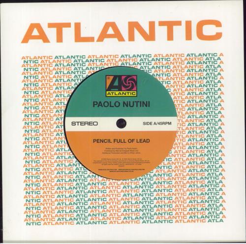 Paolo Nutini Pencil Full Of Lead 7" vinyl single (7 inch record / 45) UK PNI07PE820149