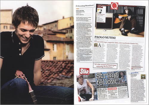 Paolo Nutini Sunny Side Up Press Pack media press pack US PNIPPSU487156