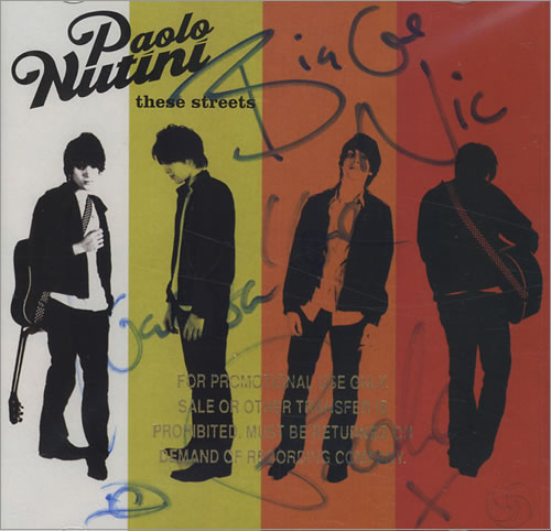 Paolo Nutini These Streets - Autographed CD album (CDLP) US PNICDTH429847