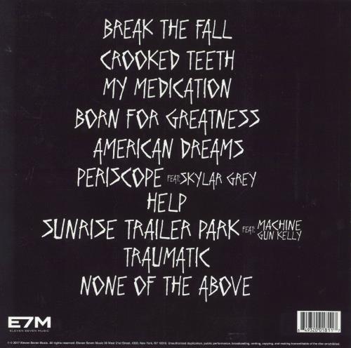 Papa Roach Crooked Teeth - White Vinyl vinyl LP album (LP record) US PAPLPCR827084