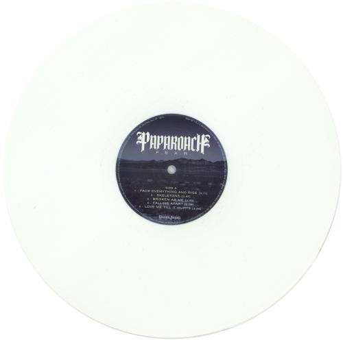 Papa Roach F.E.A.R. - White Vinyl vinyl LP album (LP record) US PAPLPFE869225