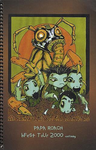 Papa Roach Infest Tour 2000 book US PAPBKIN378019