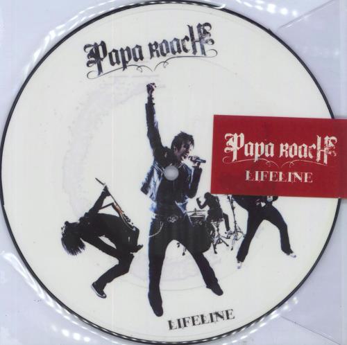 Papa Roach Lifeline 7" vinyl picture disc (7 inch picture disc single) UK PAP7PLI804272