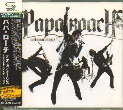 Papa Roach Metamorphosis 2-disc CD/DVD set Japanese PAP2DME668187