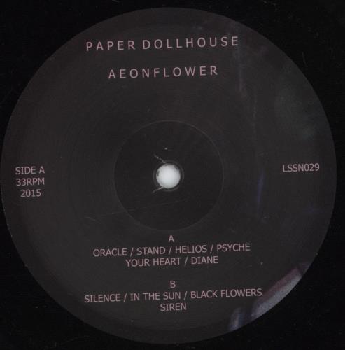 Paper Dollhouse Aeonflower vinyl LP album (LP record) UK 8CWLPAE880343